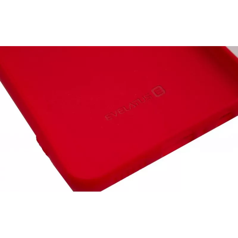 Evelatus Samsung Galaxy A20s Funda de silicona Nano Soft Touch TPU Rojo