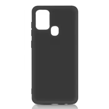 Evelatus Samsung Galaxy A21s Funda de silicona nano Soft Touch TPU Negro