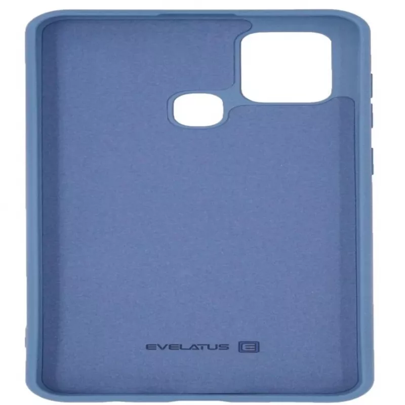 Evelatus funda de silicona nano para Samsung Galaxy A21s Soft Touch TPU azul