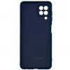 Evelatus Samsung Galaxy A22 4G Funda de Silicona Nano Soft Touch TPU Azul Marino