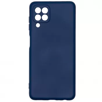Evelatus Samsung Galaxy A22 4G Funda de Silicona Nano Soft Touch TPU Azul Marino