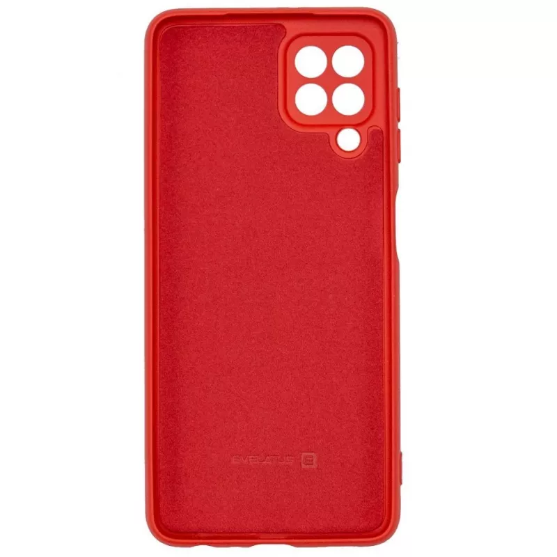 Evelatus Samsung Galaxy A22 4G Funda de silicona Nano Soft Touch TPU roja