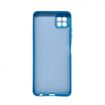 Evelatus Samsung Galaxy A22 5G Funda de silicona Nano Soft Touch TPU azul marino
