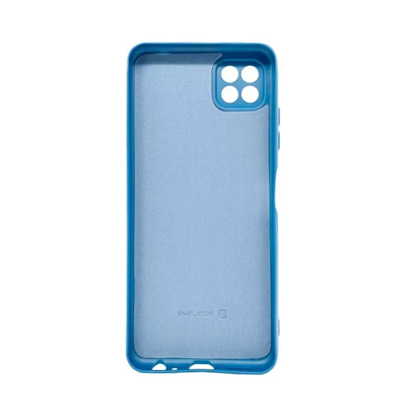 Evelatus Samsung Galaxy A22 5G Funda de silicona Nano Soft Touch TPU azul marino