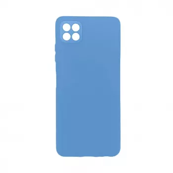 Evelatus Samsung Galaxy A22 5G Funda de silicona Nano Soft Touch TPU azul marino