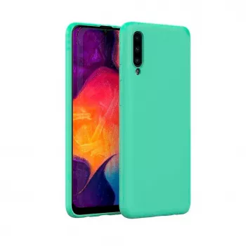 Evelatus Samsung Galaxy A30s/A50/A50s Funda de silicona Nano Soft Touch TPU menta