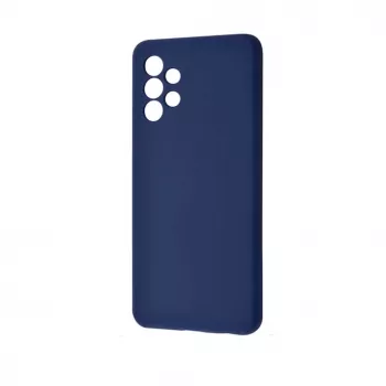 Evelatus Funda de silicona nano Soft Touch TPU para Samsung Galaxy A32, azul medianoche