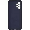 Evelatus Funda de silicona Soft Touch Premium para Samsung Galaxy A32 Azul