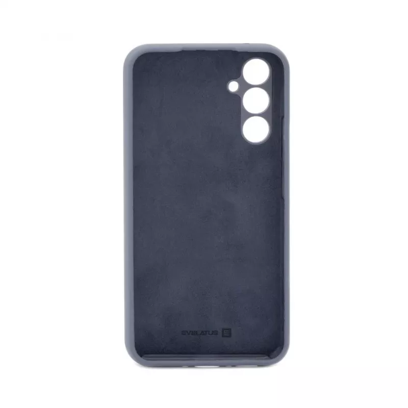 Evelatus Funda de silicona Soft Touch Premium para Samsung Galaxy A34 5G Azul medianoche