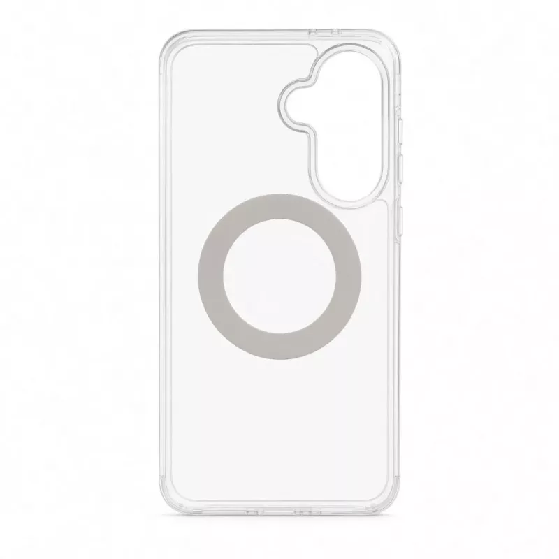 Funda híbrida con MagSafe Evelatus para Samsung Galaxy A37 / A36, PC+TPU, soporte metálico 360, transparente