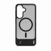 Evelatus Funda MagSafe de goma con soporte para Samsung Galaxy A37 / A36, negra