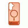 Evelatus Funda MagSafe de goma con soporte para Samsung Galaxy A37 / A36, naranja