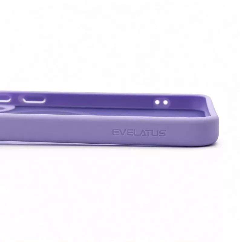 Evelatus Funda Shield con MagSafe y soporte para Samsung Galaxy A37 / A36, anillo mate, lavanda lila
