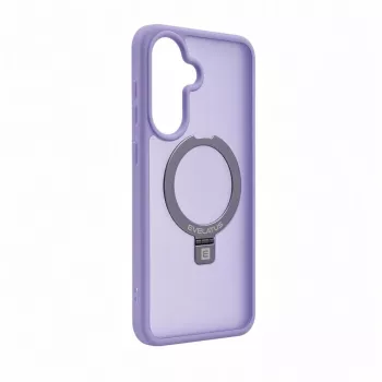 Evelatus Funda Shield con MagSafe y soporte para Samsung Galaxy A37 / A36, anillo mate, lavanda lila