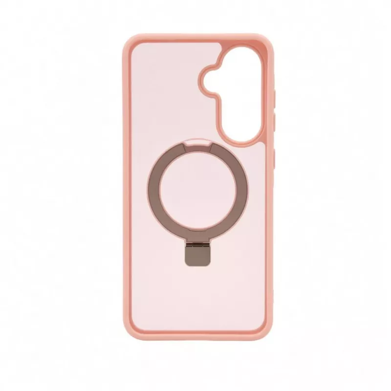 Evelatus Funda Shield para Samsung Galaxy A37 / A36 con MagSafe y soporte, Mate, Rosa claro