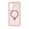 Evelatus Funda Shield para Samsung Galaxy A37 / A36 con MagSafe y soporte, Mate, Rosa claro