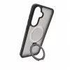 Evelatus Funda Shield con MagSafe y soporte para Samsung Galaxy A37 / A36, gris ahumado mate