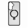 Evelatus Funda Shield con MagSafe y soporte para Samsung Galaxy A37 / A36, gris ahumado mate