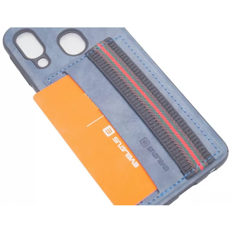 Evelatus Samsung Galaxy A40 Cubit Azul Funda trasera