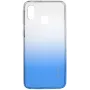 Evelatus Samsung Galaxy A40 Funda TPU degradada azul
