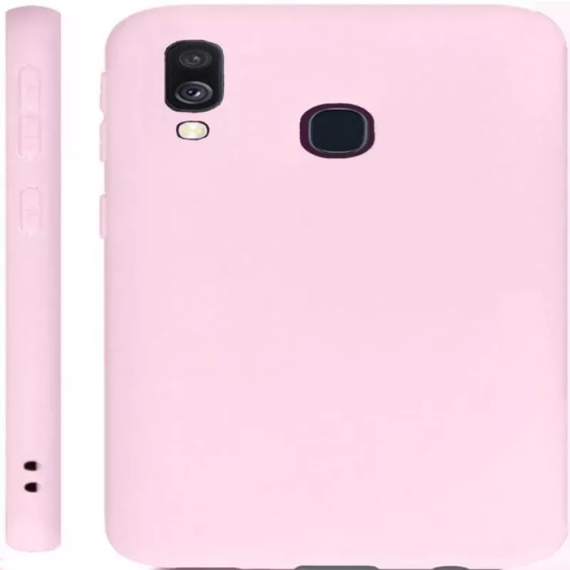 Evelatus Samsung Galaxy A40 funda de silicona Nano Soft Touch TPU beige