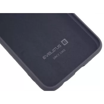 Evelatus Funda de silicona nano Soft Touch TPU para Samsung Galaxy A40, negra