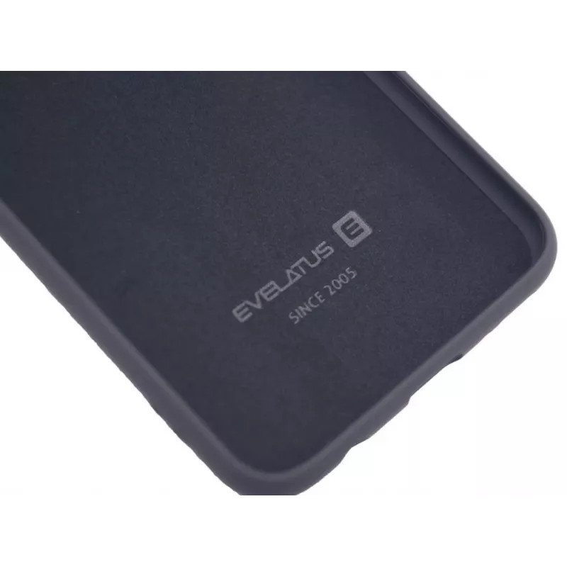 Evelatus Funda de silicona nano Soft Touch TPU para Samsung Galaxy A40, negra