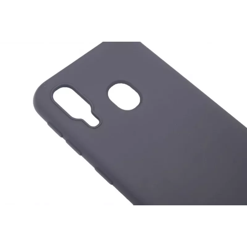 Evelatus Funda de silicona nano Soft Touch TPU para Samsung Galaxy A40, negra