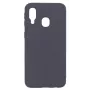 Evelatus Funda de silicona nano Soft Touch TPU para Samsung Galaxy A40, negra