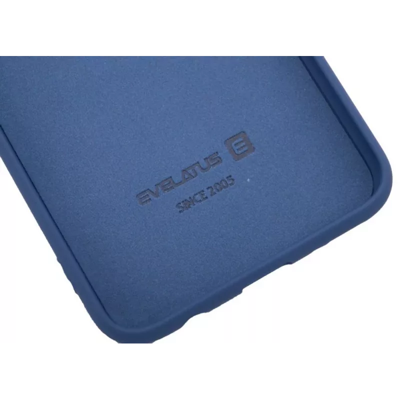 Evelatus Funda de silicona Nano Soft Touch TPU para Samsung Galaxy A40 azul oscuro