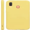 Evelatus Samsung Galaxy A40 Nano Silicone funda Soft Touch TPU amarilla