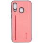 Evelatus Samsung Galaxy A40 Funda trasera de silicona rosa