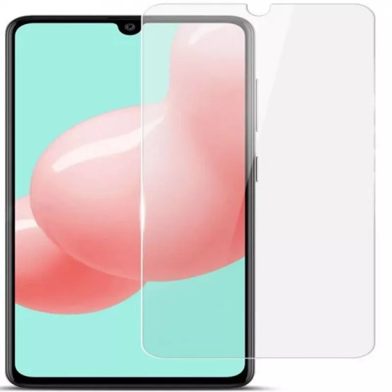 Evelatus Protector de pantalla de cristal templado plano transparente de 0,33 mm para Samsung Galaxy A41 con adhesivo japonés y recubrimiento antiestático