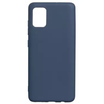Evelatus Samsung Galaxy A41 Funda de silicona nano Soft Touch TPU Azul