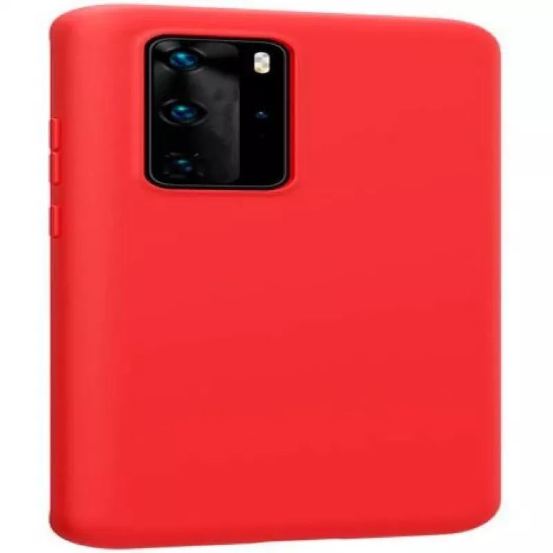 Evelatus Samsung Galaxy A41 Funda de silicona Nano Soft Touch TPU roja