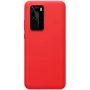 Evelatus Samsung Galaxy A41 Funda de silicona Nano Soft Touch TPU roja