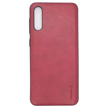 EVELATUS Funda trasera de silicona líquida Kuton roja para Samsung Galaxy A50