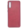 EVELATUS Funda trasera de silicona líquida Kuton roja para Samsung Galaxy A50