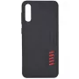 Evelatus Samsung Galaxy A50 Funda trasera reforzada Shooter Series Negra con soporte y anillo