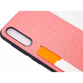 Evelatus Samsung Galaxy A50 Funda Silicona Rosa