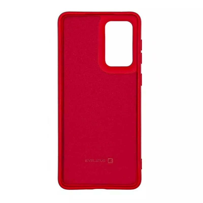 Evelatus Samsung Galaxy A53 5G Funda de silicona Nano Soft Touch TPU rojo