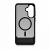 Evelatus Funda MagSafe de goma con soporte para Samsung Galaxy A57, negra