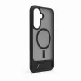 Evelatus Funda MagSafe de goma con soporte para Samsung Galaxy A57, negra
