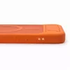 Evelatus Funda MagSafe de goma con soporte para Samsung Galaxy A57, naranja