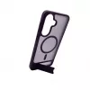 Evelatus Funda MagSafe de goma con soporte para Samsung Galaxy A57, lila
