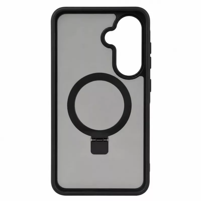 Evelatus Funda Shield para Samsung Galaxy A57 con MagSafe y soporte, anillo mate, negra