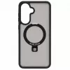 Evelatus Funda Shield para Samsung Galaxy A57 con MagSafe y soporte, anillo mate, negra
