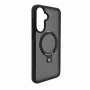 Evelatus Funda Shield para Samsung Galaxy A57 con MagSafe y soporte, anillo mate, negra