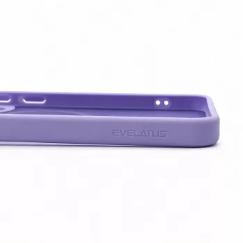 Evelatus Funda Shield con MagSafe y soporte para Samsung Galaxy A57, anillo mate, lavanda lila