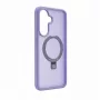 Evelatus Funda Shield con MagSafe y soporte para Samsung Galaxy A57, anillo mate, lavanda lila